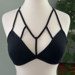 Express • Black Strappy Bralette